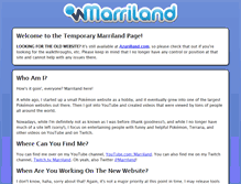 Tablet Screenshot of marriland.com